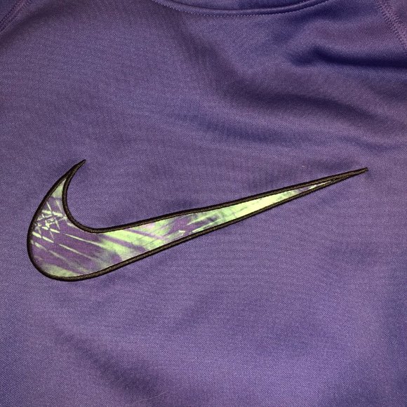 Nike Dri-Fit Purple Hoodie Size Medium - Picture 3 of 6